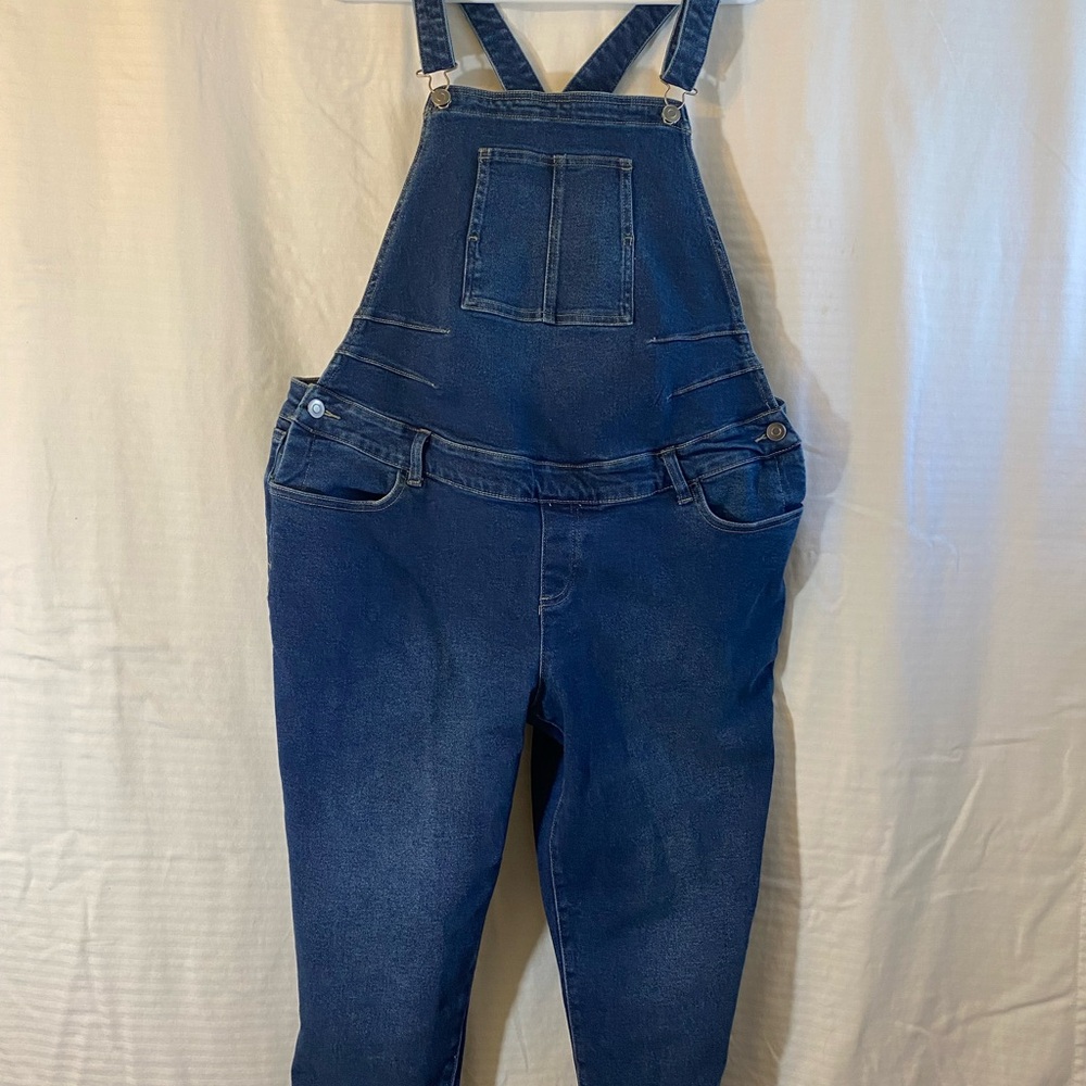 Parker Dark Indigo Denim Overalls